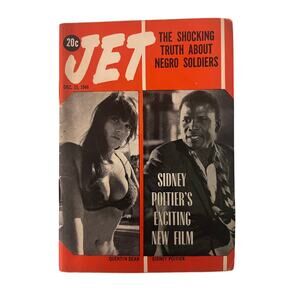 JET Magazine Dec 15 1966 Sidney Poitier In the Heat of the Night WWII Soldiers